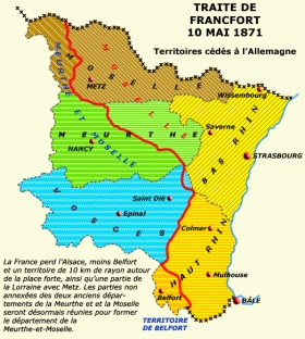 Territoires cédés à l'Allemagne