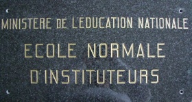 Doc. 6. Plaque déposée de l’École normale de Strasbourg