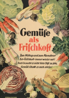 Incitation à la culture des légumes pendant la seconde guerre mondiale