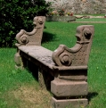 Banc, Jardin du château bas des Ribeaupierre - Photo C. Menninger © Région Alsace - Service de l’Inventaire et du Patrimoine