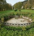 Bassin, Jardin de l’abbaye cistercienne de Lucelle - Photo F. Zvardon ©R égion Alsace - Service de l’Inventaire et du Patrimoine