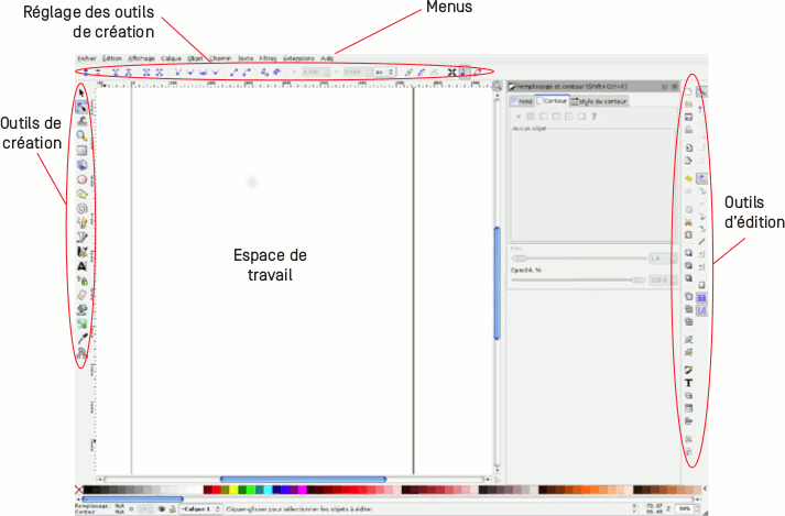 Interface Inkscape