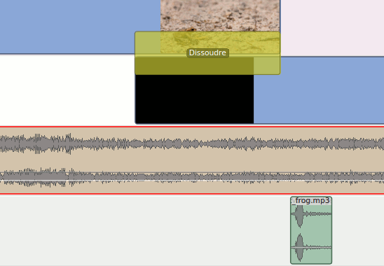 Piste son dans Kdenlive