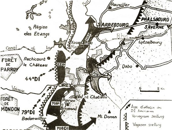 Opérations militaires lors de la libération de l'Alsace-Moselle