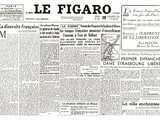 Une du <em>Figaro</em> (28 nov. 1944) 