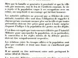 Appel au calme lancé à la population à l'occasion de la contre-attaque allemande de janvier 1944 