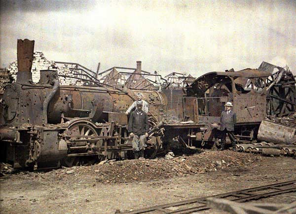 Après un bombardement près de Soissons (1917) 