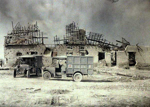 Ambulances(Boesinghe, Belgique, 1917)