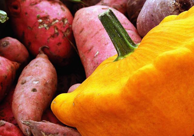 Courge à l'étal 