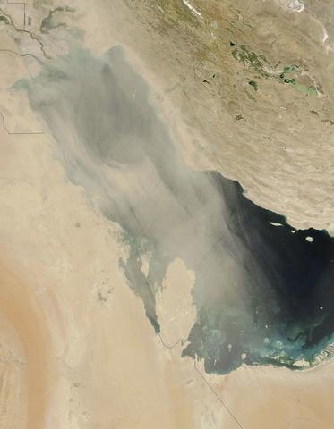 Irak et Koweit : tempête de sable 