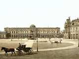 <em>Theaterplatz</em>, <em>Zwinger</em> et opéra Semper (1890-1900)