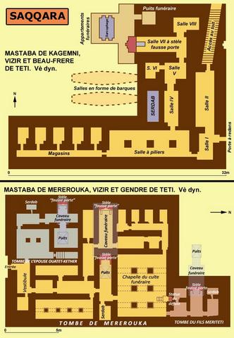 Saqqarah-Nord : mastabas 