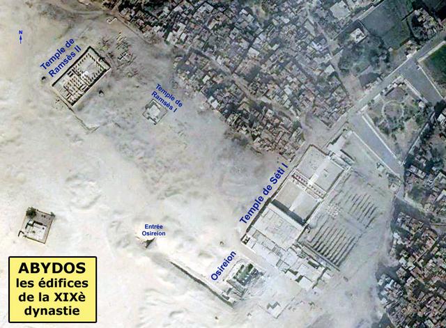 Abydos : vue satellitaire 