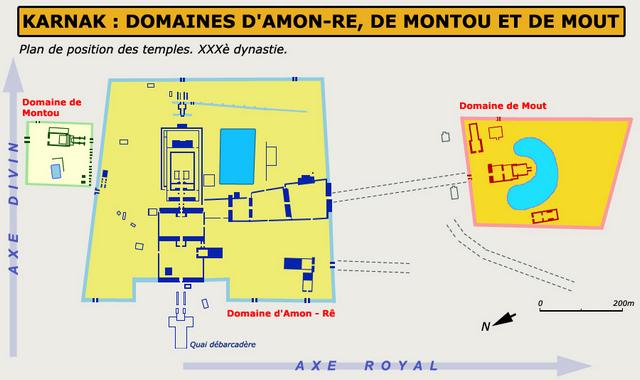 Karnak : plan de localisation