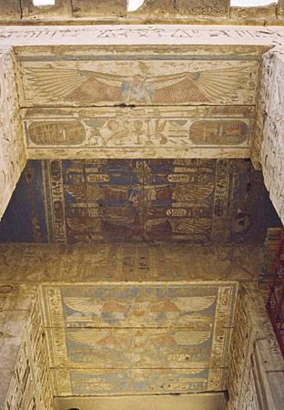 Medinet Abou : linteaux décorés