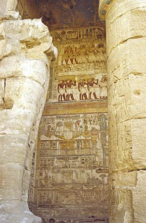 Medinet Abou : fresque