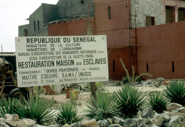 Île de Gorée : restauration de la Maison des Esclaves