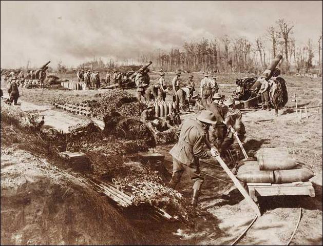 Action de la 54e batterie australienne d'artillerie de siège