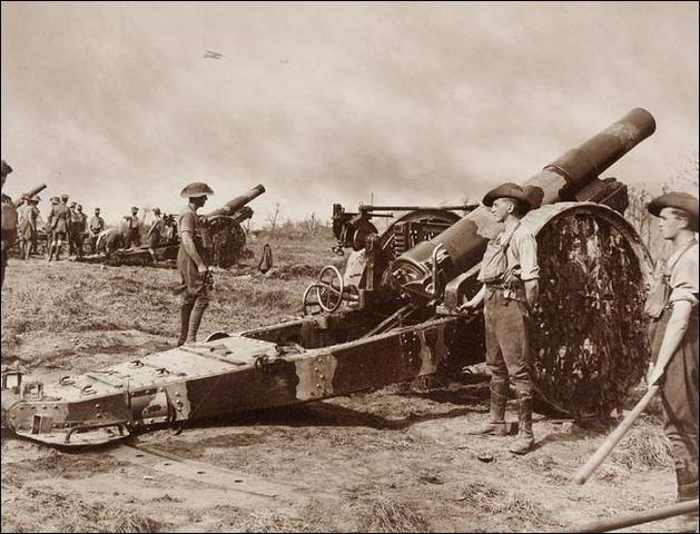 Batterie d'artillerie lourde australienne