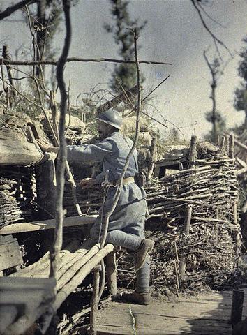 Observateur militaire français (Bois d'Hirtzbach, 1ère ligne)