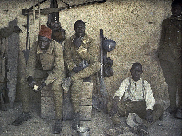 Groupe de militaires français d'origine sénégalaise (Saint-Ulrich)