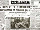 Une du journal <em>Paris-Presse</em>, 26 nov. 1944  