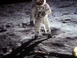 Astronaute Buzz Aldrin sur la lune (vol Apollo XI)  