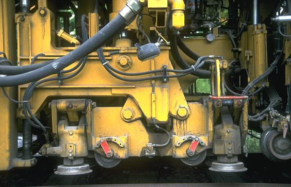 Détail d'une locomotive de chantier 