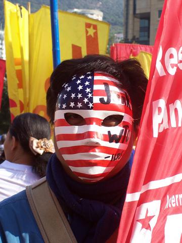 Manifestant philippin 