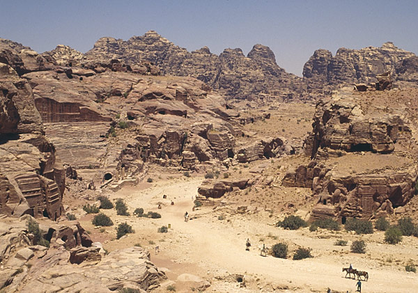 Pétra : le Wadi Musa 