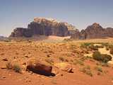 Environs de Pétra : désert de Wadi Rum