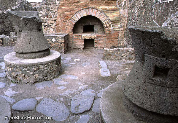 Four et meules (Pompéï, Boulangerie de Modeste)