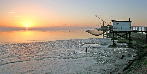 Carrelet à Meschers (Charente Maritime) 