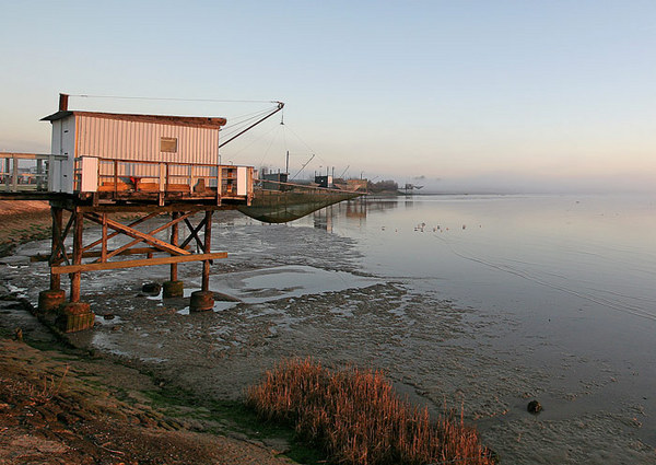 Carrelet à Meschers (Charente Maritime) 