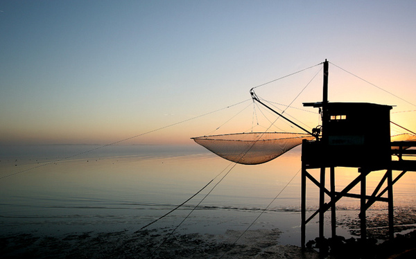 Carrelet à Meschers (Charente Maritime) 