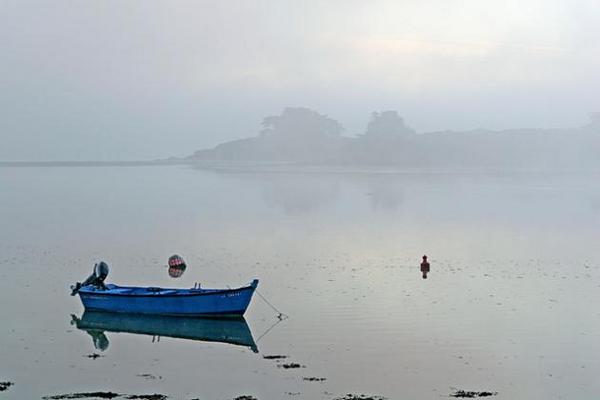 Barque bleue 