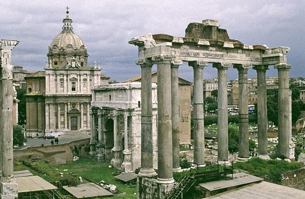 Arc de Septime Sévère et temple de Saturne