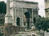 Colonne de Phocas et arc de Septime Sévère