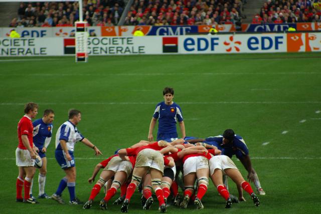 A scrum 