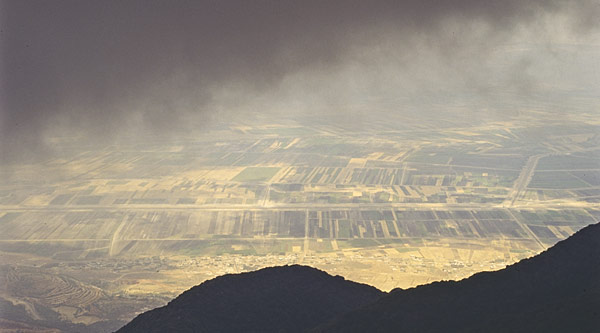 Vallée de l'Oronte à travers les brumes 