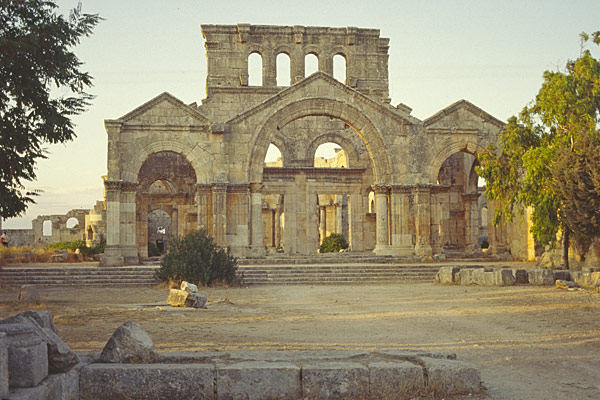 Qalat Samaan (Saint-Siméon) : façade 