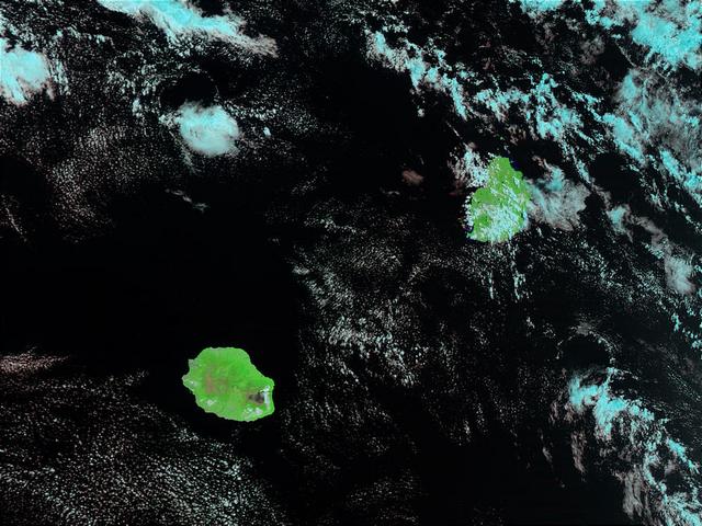 La Réunion : éruption du Piton de la Fournaise  