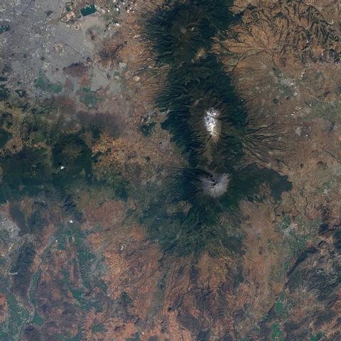 Mexico : volcan Popocatepetl 