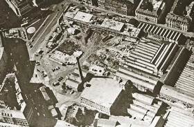 Destruction de l'usine de la Dentsche à Mulhouse 