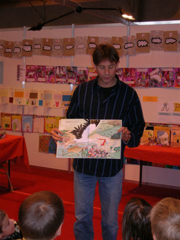 Mario Ramos au salon du livre de Colmar en 2005