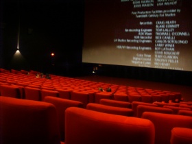 Une salle de cinéma