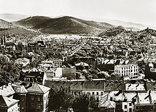 Freiburg, vue gnrale en 1910