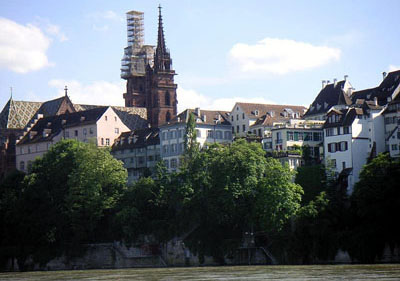 Vue sur  Großbasel - Photo Kurt Schlegel (KMZ-Lörrach)