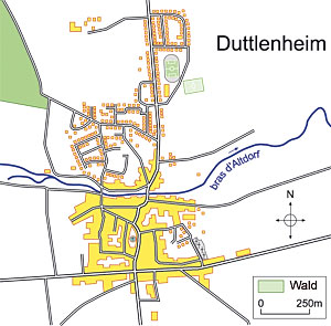 Ortsplan von Duttlenheim