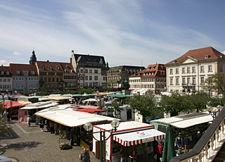 Markt in Landau - Foto Hammer (Landau)